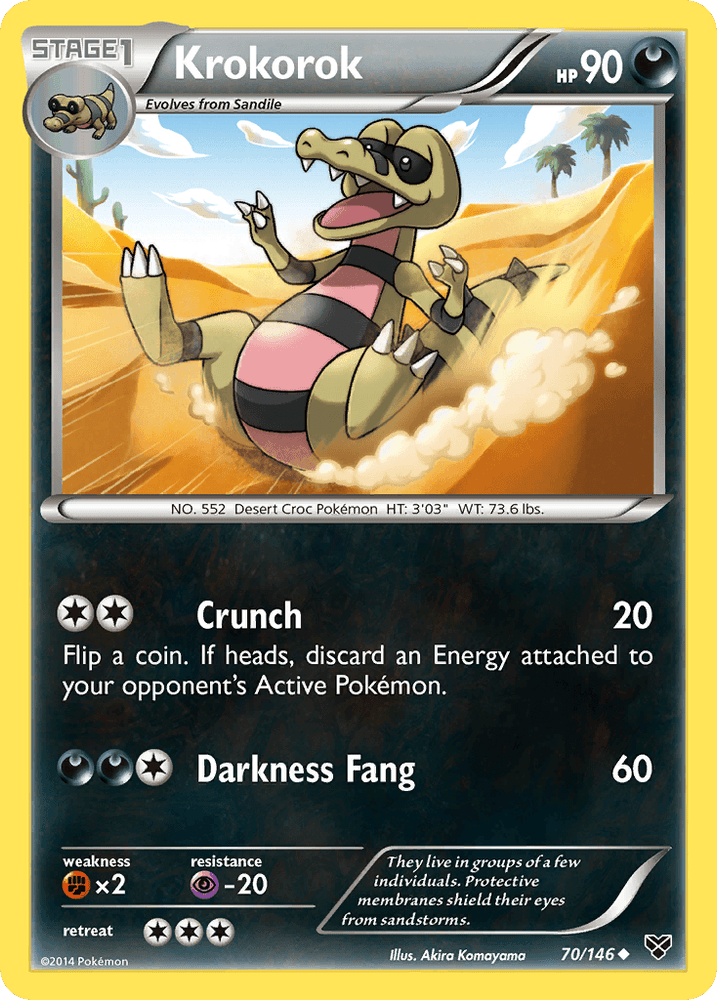 Krokorok (70/146) [XY: Base Set] (Online Only)