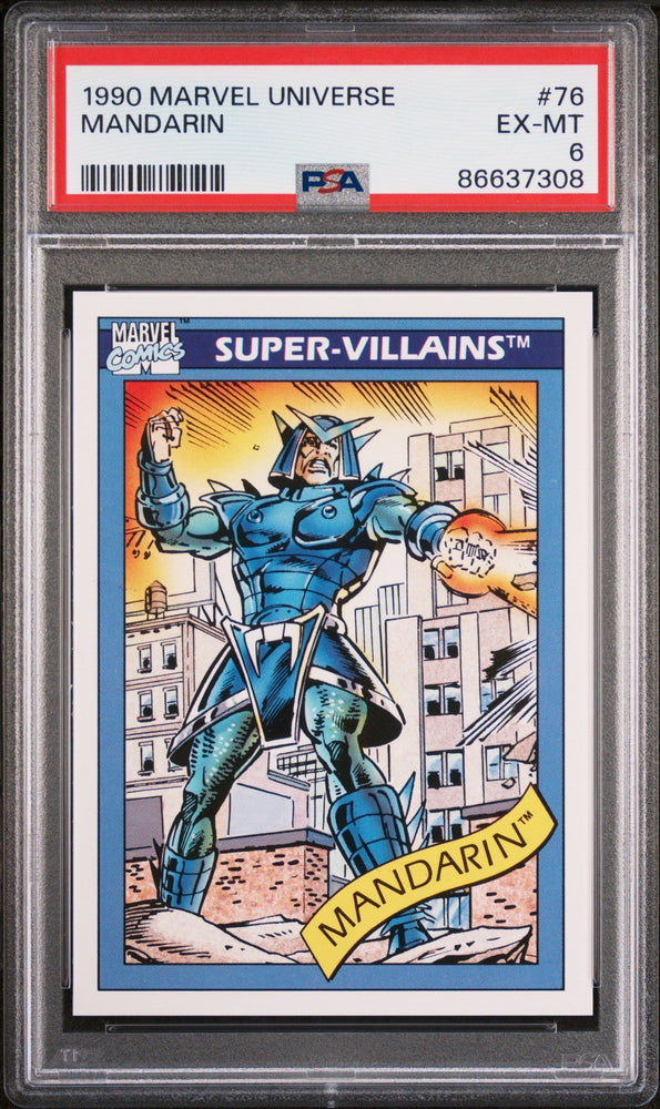 1990 MARVEL UNIVERSE MANDARIN  #76 - PSA 6 (Online Order Only)