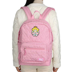 Princess Peach Super Mario Quilted Laptop Backpack (Online Order Only)