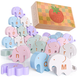 Tomaze Alphabet Elephants  (Online Order Only)