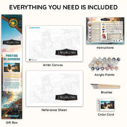 How to Train Your Dragon - Paint By Numbers Kit (ONLINE ORDER ONLY)