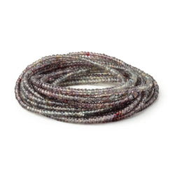 2-2.5mm Color Change Sapphire Plain Rondelles 18 inch 300 Beads