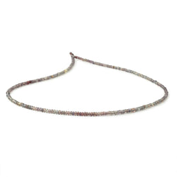 2-2.5mm Color Change Sapphire Plain Rondelles 18 inch 300 Beads