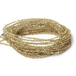 2-3.5mm Olive Double Terminated Quartz Beads 15.5 inch 260 pieces (ONLINE ORDER ONLY)