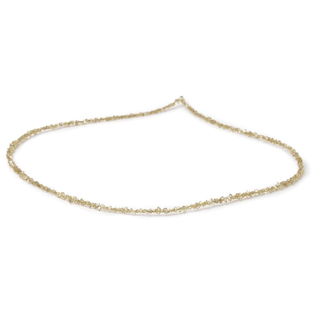 2-3.5mm Olive Double Terminated Quartz Beads 15.5 inch 260 pieces (ONLINE ORDER ONLY)