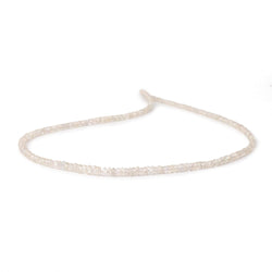 2-4mm Pale Pink Sapphire Faceted Rondelle Beads 16 inch 225 pieces (ONLINE ORDER ONLY)