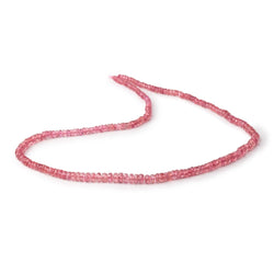 2-4mm Pink Tourmaline Faceted Rondelle Beads 16 inch 230 pieces AA (ONLINE ORDER ONLY)