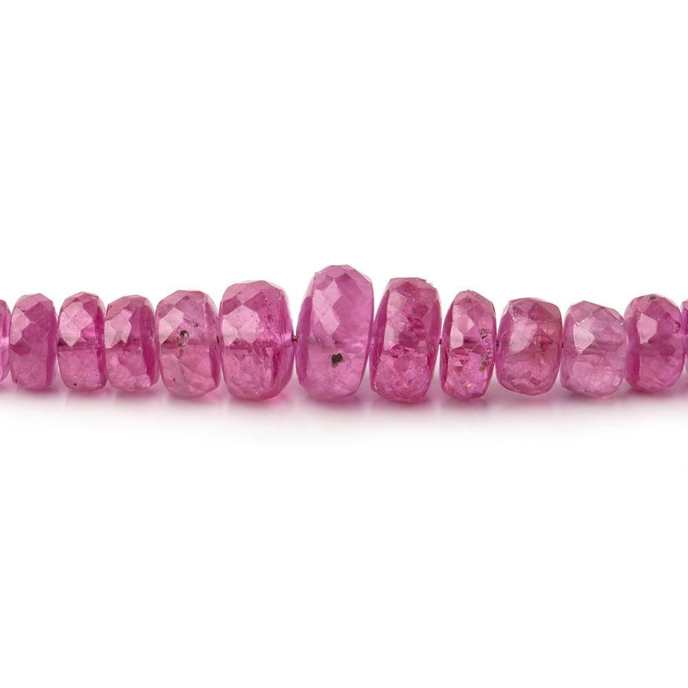 2-6mm Ruby Faceted Rondelle Beads 16 inch 200 pieces AA (ONLINE ORDER ONLY)