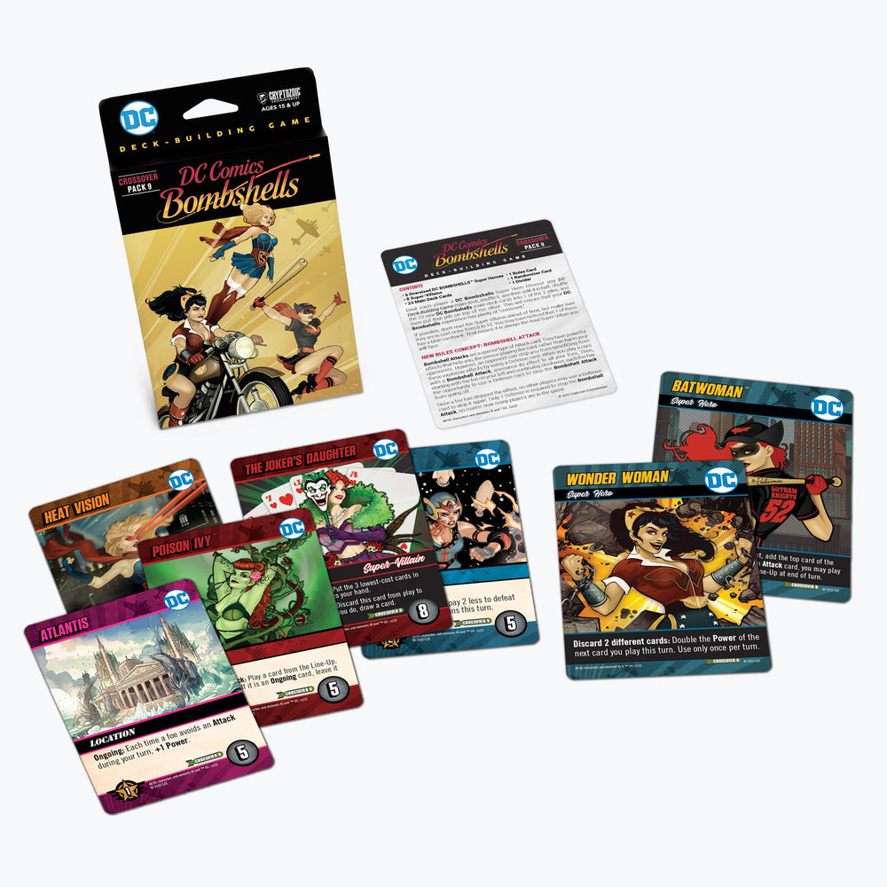 DC Deck-Building Game Crossover Pack 9: DC Bombshells (KICKSTARTER EDITION) (ONLINE ORDER ONLY)