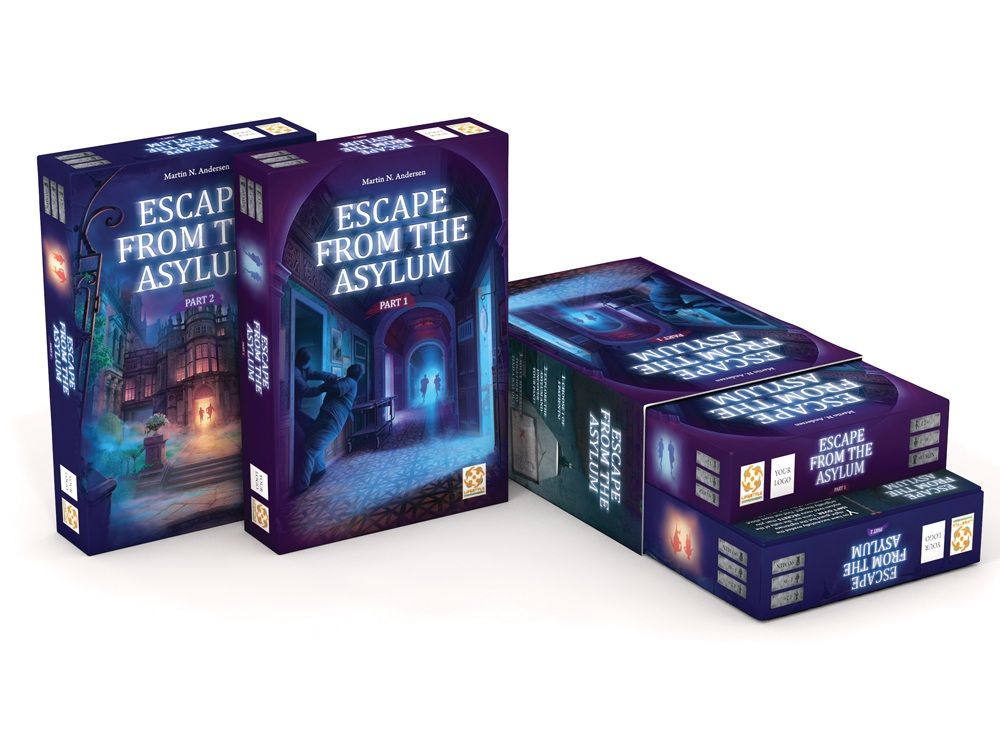STANDARD EDITION Escape from the Asylum 1-6 Player Cooperative Game  - (ONLINE ORDER ONLY)
