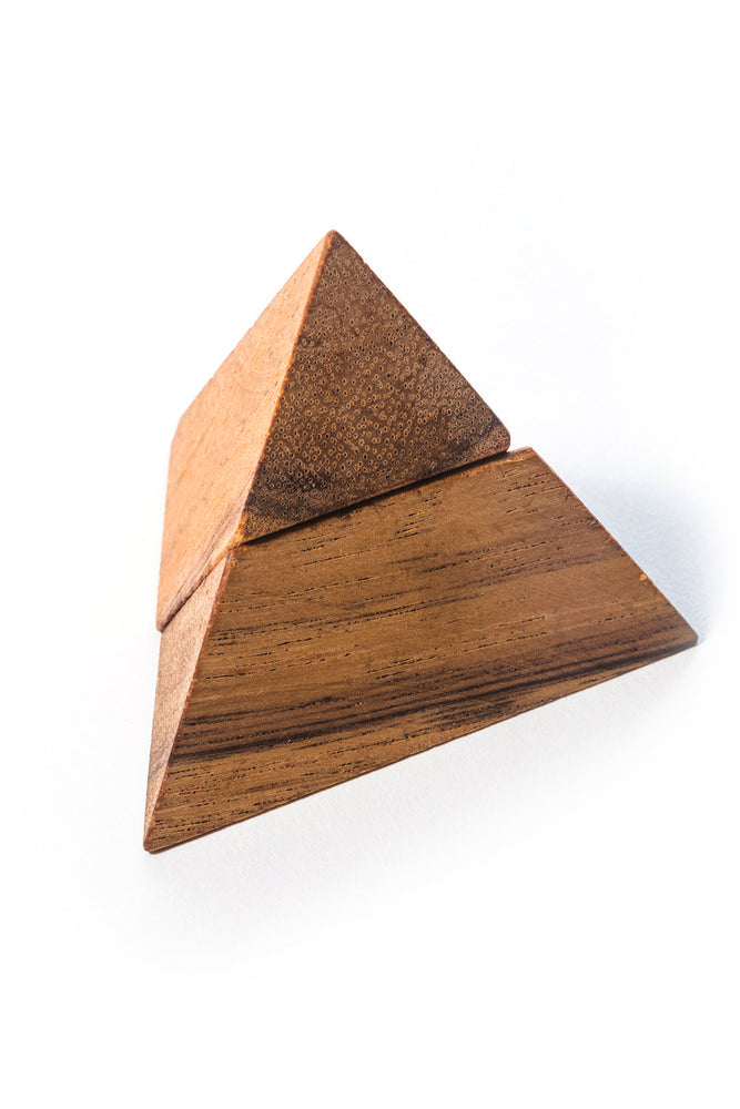 2 Piece Pyramid Brain Teaser Puzzle (Online Order Only)