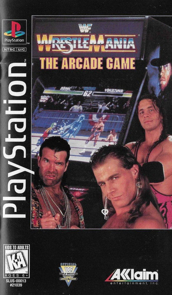 WWF Wrestlemania The Arcade Game (Playstation) (ONLINE ORDER ONLY)