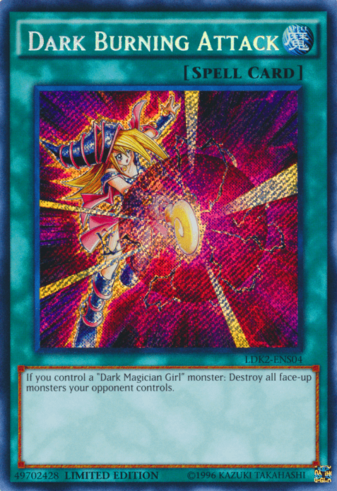 Dark Burning Attack [LDK2-ENS04] Secret Rare (ONLINE ORDER ONLY)