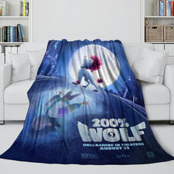 200% Wolf Blanket Flannel Fleece Throw Room Decoration (Online Order Only)