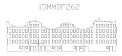 Ruined City Building, 8" x 4" (MDF) - 15MMDF262-3 (Online Order Only)