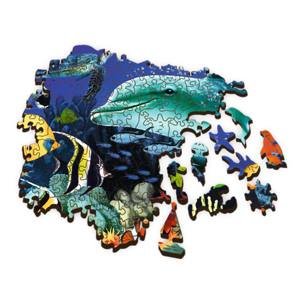 Trefl Wood Craft 501 Piece Wooden Puzzle - Sea Life (ONLINE ORDER ONLY)