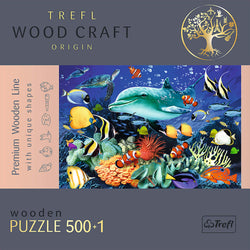 Trefl Wood Craft 501 Piece Wooden Puzzle - Sea Life (ONLINE ORDER ONLY)