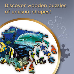 Trefl Wood Craft 501 Piece Wooden Puzzle - Sea Life (ONLINE ORDER ONLY)