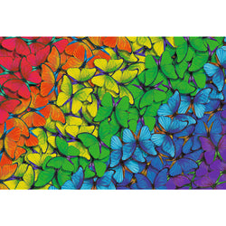 Trefl Wood Craft 501 Piece Wooden Puzzle - Rainbow Butterflies (ONLINE ORDER ONLY)