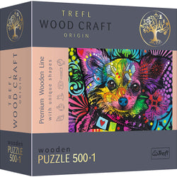 Trefl Wood Craft 501 Piece Wooden Puzzle - Colorful Puppy (ONLINE ORDER ONLY)