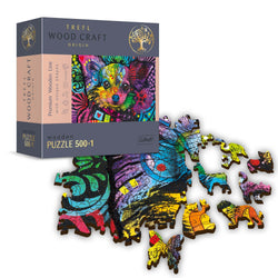 Trefl Wood Craft 501 Piece Wooden Puzzle - Colorful Puppy (ONLINE ORDER ONLY)