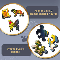 Trefl Wood Craft 501 Piece Wooden Puzzle - Colorful Puppy (ONLINE ORDER ONLY)