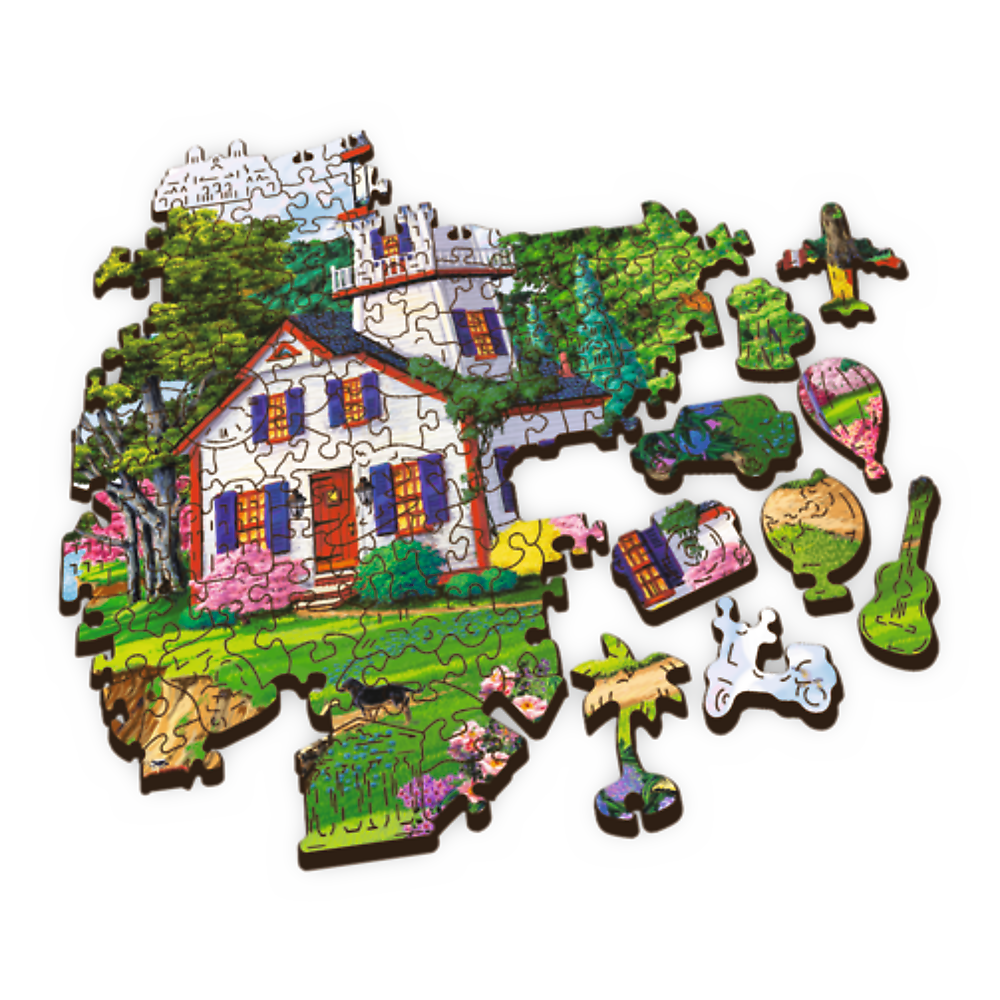 Trefl Wood Craft 501 Piece Wooden Puzzle - Summer Haven (ONLINE ORDER ONLY)