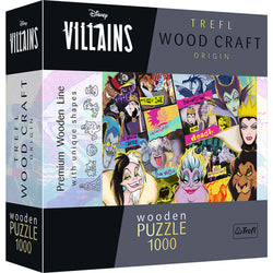 Trefl Wood Craft 1000 Piece Wooden Puzzle - Disney's Villains (ONLINE ORDER ONLY)