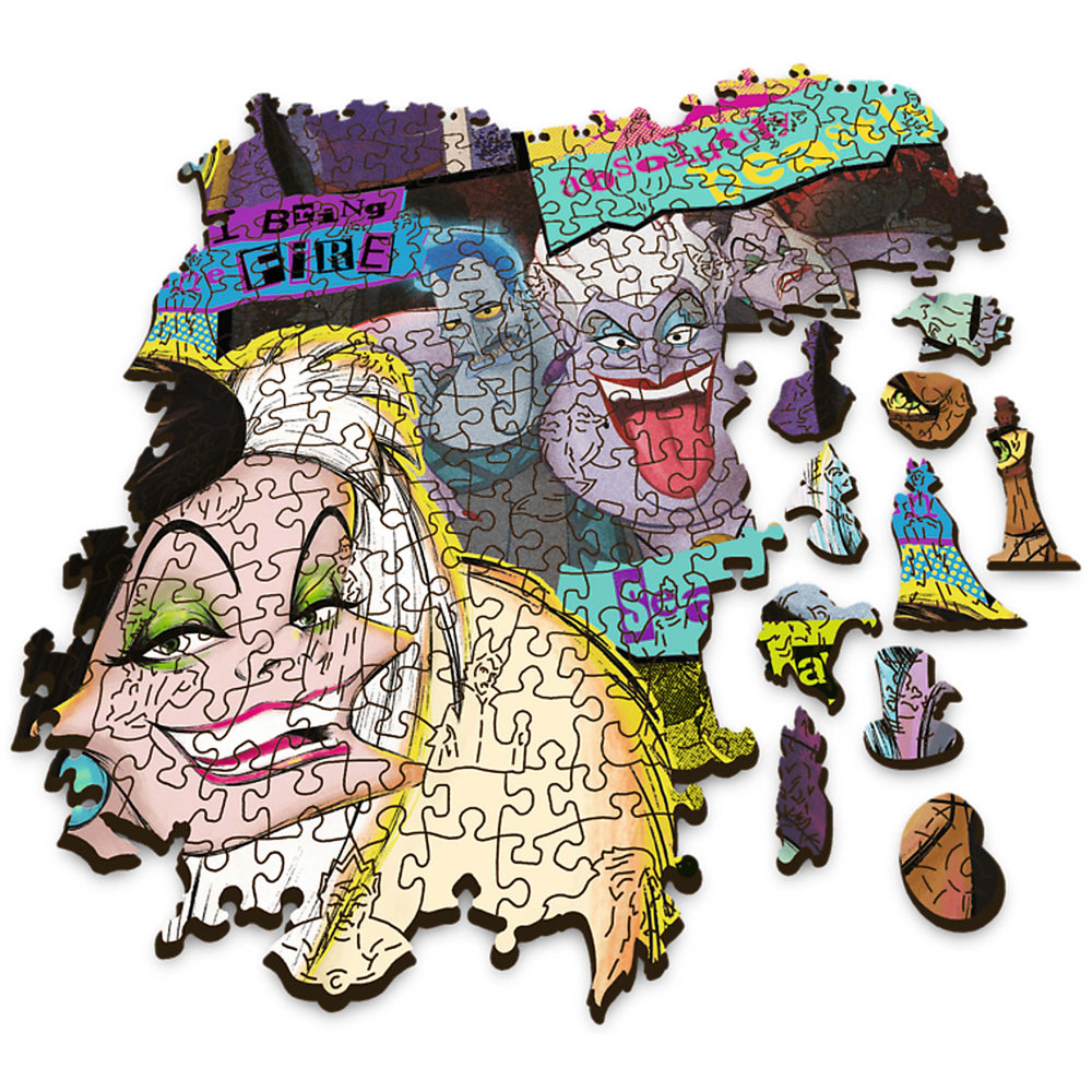 Trefl Wood Craft 1000 Piece Wooden Puzzle - Disney's Villains (ONLINE ORDER ONLY)