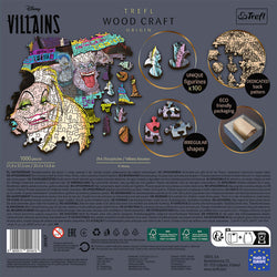 Trefl Wood Craft 1000 Piece Wooden Puzzle - Disney's Villains (ONLINE ORDER ONLY)