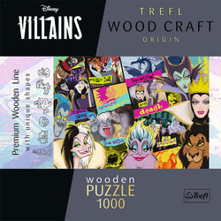 Trefl Wood Craft 1000 Piece Wooden Puzzle - Disney's Villains (ONLINE ORDER ONLY)