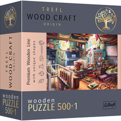 Trefl Wood Craft 501 Piece Wooden Puzzle - Treasures in the Attic (ONLINE ORDER ONLY)