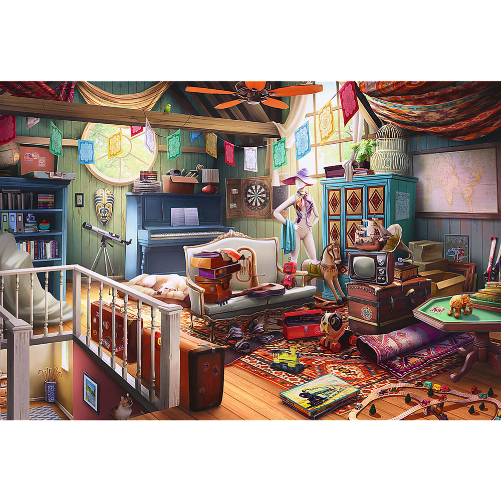 Trefl Wood Craft 501 Piece Wooden Puzzle - Treasures in the Attic (ONLINE ORDER ONLY)