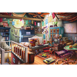 Trefl Wood Craft 501 Piece Wooden Puzzle - Treasures in the Attic (ONLINE ORDER ONLY)