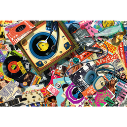 Trefl Wood Craft 501 Piece Wooden Puzzle - In the World of Music (ONLINE ORDER ONLY)