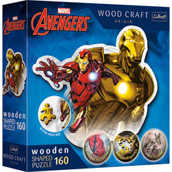 Trefl Wood Craft 160 Piece Wooden Puzzle - Marvel Brave Iron Man (ONLINE ORDER ONLY)