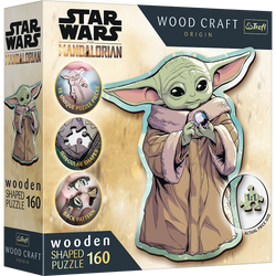 Trefl Wood Craft 160 Piece Wooden Puzzle - Star Wars - Grogu