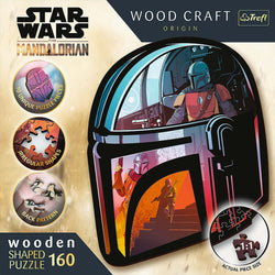Trefl Wood Craft 160 Piece Wooden Puzzle - Star Wars - The Mandalorian (ONLINE ORDER ONLY)