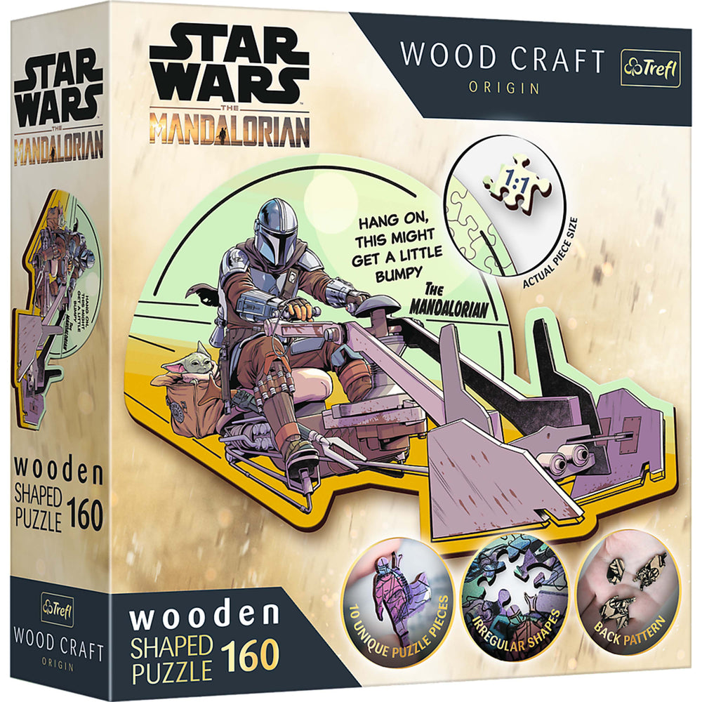 Trefl Wood Craft 160 Piece Wooden Puzzle - Star Wars - The Mandalorian Reunite (ONLINE ORDER ONLY)