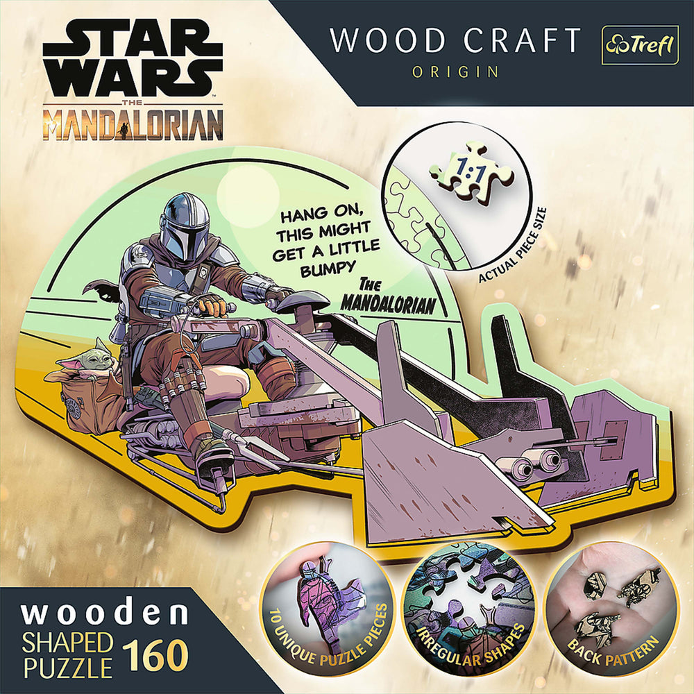Trefl Wood Craft 160 Piece Wooden Puzzle - Star Wars - The Mandalorian Reunite (ONLINE ORDER ONLY)