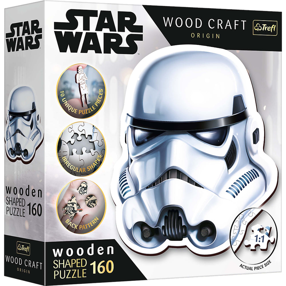 Trefl Wood Craft 160 Piece Wooden Puzzle - Star Wars - Stormtrooper's Helmet (ONLINE ORDER ONLY)