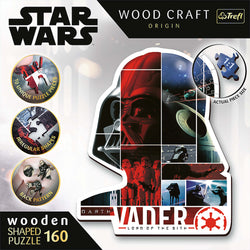 Trefl Wood Craft 160 Piece Wooden Puzzle - Star Wars - Darth Vader (ONLINE ORDER ONLY)