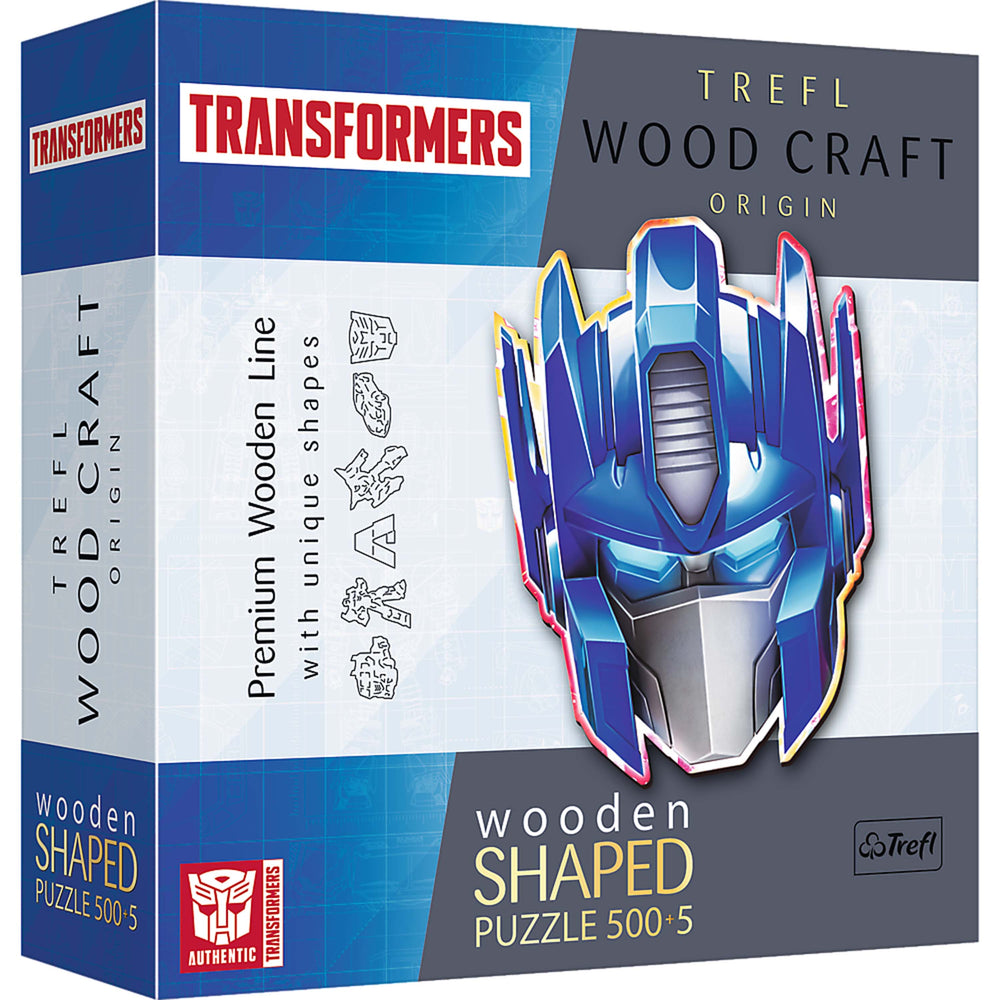 Trefl Wood Craft 500 +5 Piece Wooden Puzzle - Transformers (ONLINE ORDER ONLY)