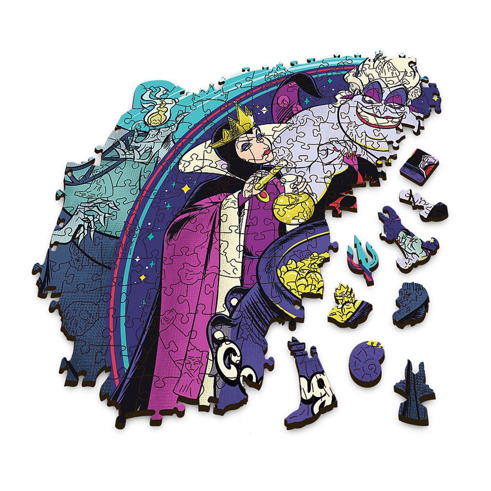 Trefl Wood Craft 500 +5 Piece Wooden Puzzle - Disney's Villains (ONLINE ORDER ONLY)