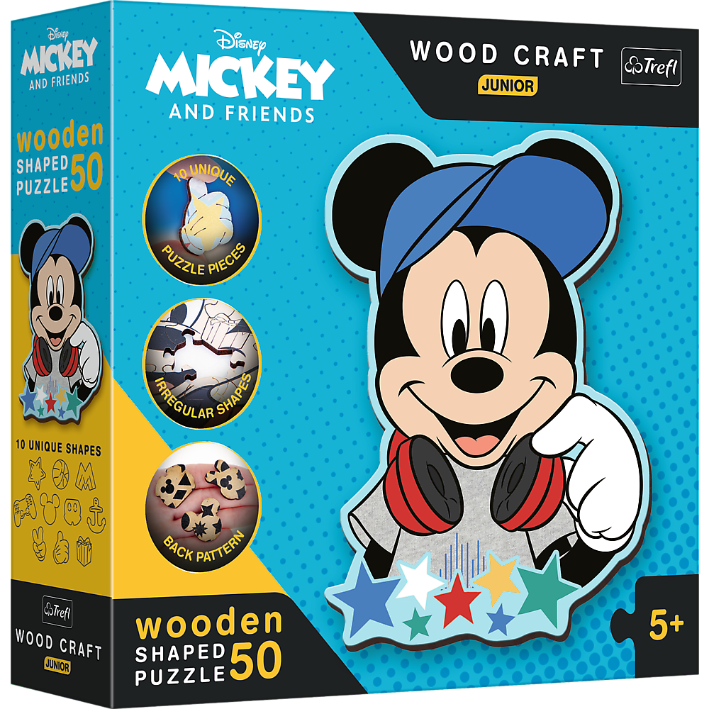 Trefl Wooden Disney Mickey Mouse and Friends 50 Piece Puzzle (ONLINE ORDER ONLY)
