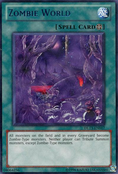 Zombie World (Purple) [DL13-EN017] Rare (ONLINE ORDER ONLY)
