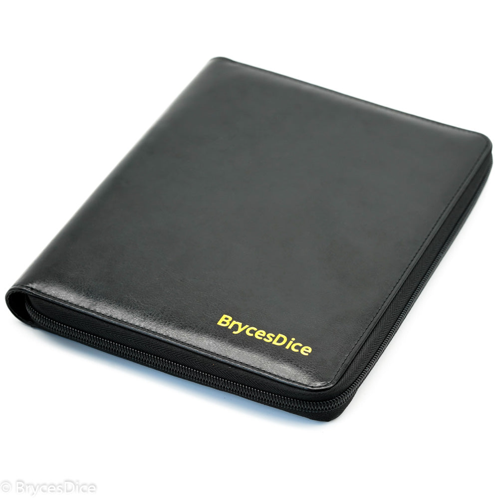 Leather Zip-Dice Bag Dicefolios (Online Only)