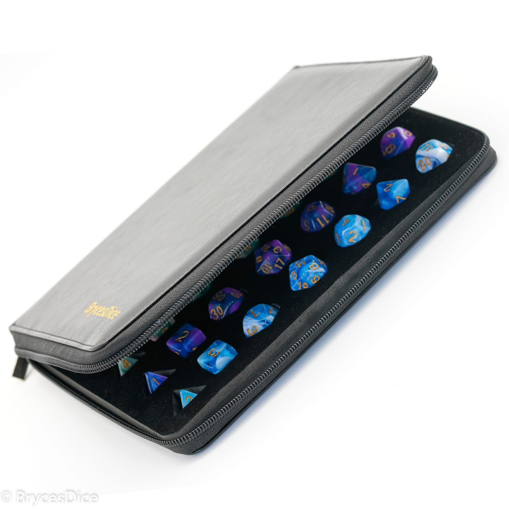 Leather Zip-Dice Bag Dicefolios (Online Only)