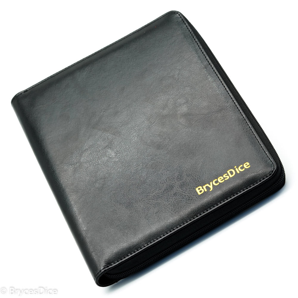 Leather Zip-Dice Bag Dicefolios (Online Only)