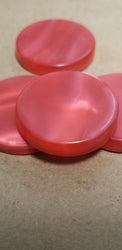 Red Backgammon Checker Pearl Effect (28mm x 7mm) [sold per chip] (Online Only)